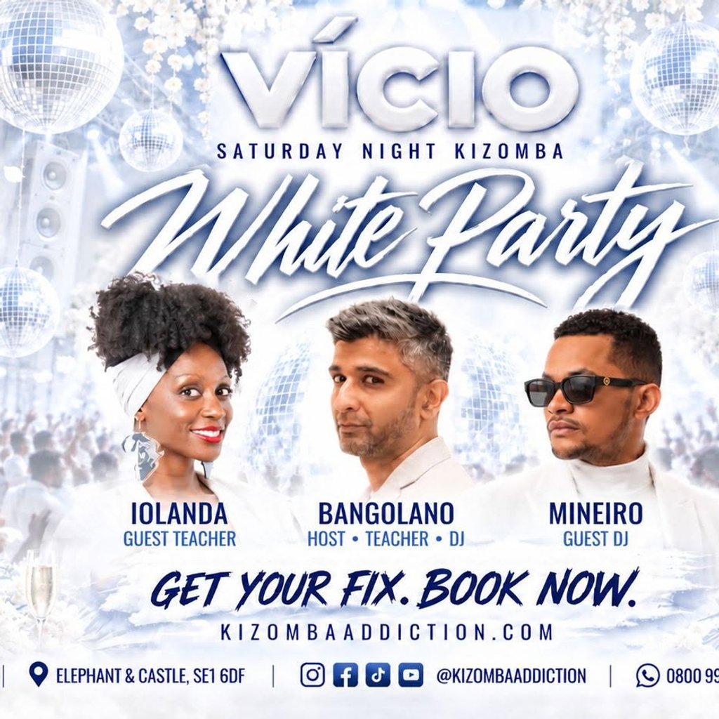 Vicio White Party Kizomba Classes and Party Until 6AM