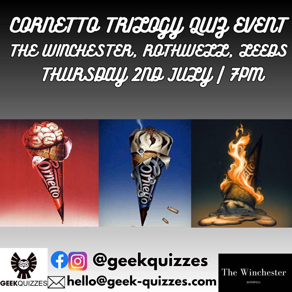 Cornetto Trilogy Quiz Event