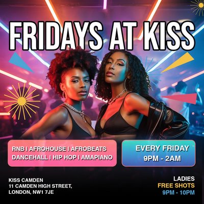 Fridays at Kiss | Every Friday