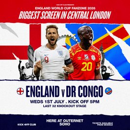 England Fanzone - England v DR Congo - London