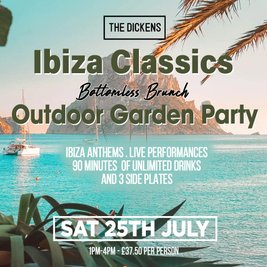 Ibiza Classics in The Garden - Bottomless Brunch