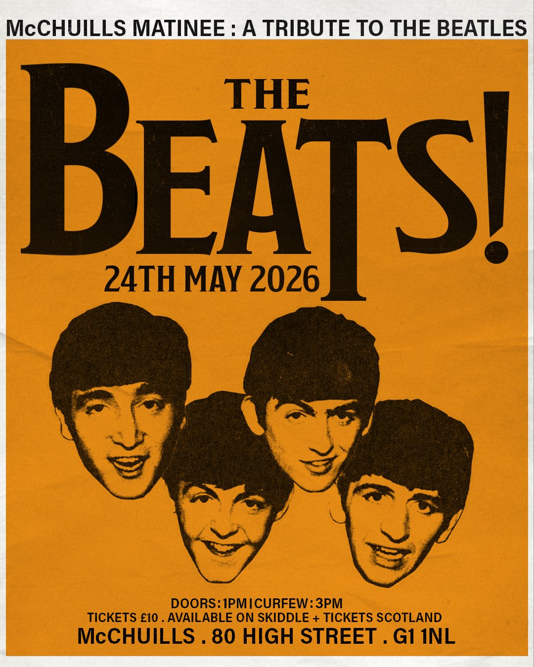 Tickets: The Beats - A Tribute to The Beatles | Matinee Show