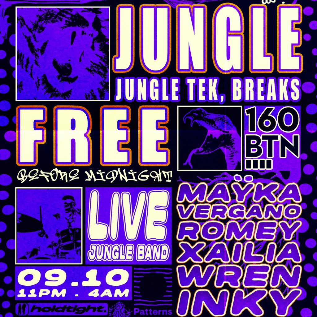 GRASSROOTS - FREE entry -  Jungle, Jungle Tek, Breaks - 09/10