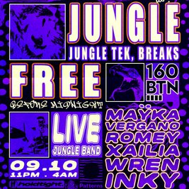 GRASSROOTS - FREE entry -  Jungle, Jungle Tek, Breaks - 09/10