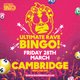 Ultimate Rave Bingo // Cambridge // Friday 28th March Event Title Pic