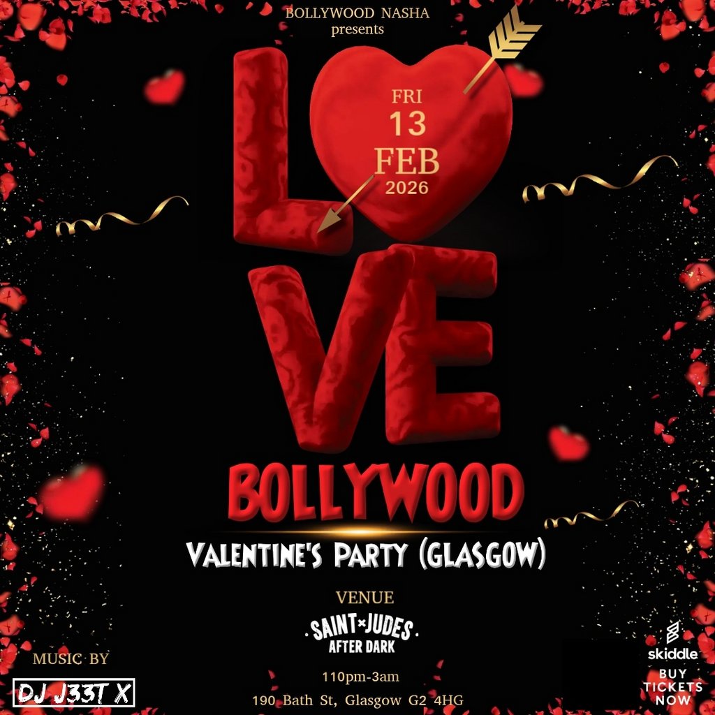 Love Bollywood: Valentine's Party: Glasgow 2026