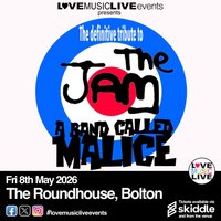 A BAND CALLED MALICE Bolton Roundhouse Fri 8/5/26 (Jam Tribute)