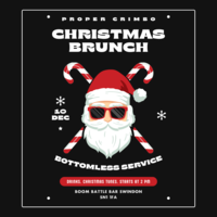 Proper Crimbo Christmas Brunch at Boom Battle Bar