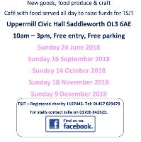 The Samantha Jones Trust Sunday Markets at Uppermill Civic Hall