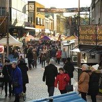 Wolverhampton Christmas Shopping Market at Dudley Street