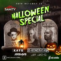 Sanity Events - Halloween With YVES V, GARMIANI & VATO GONZLEZ