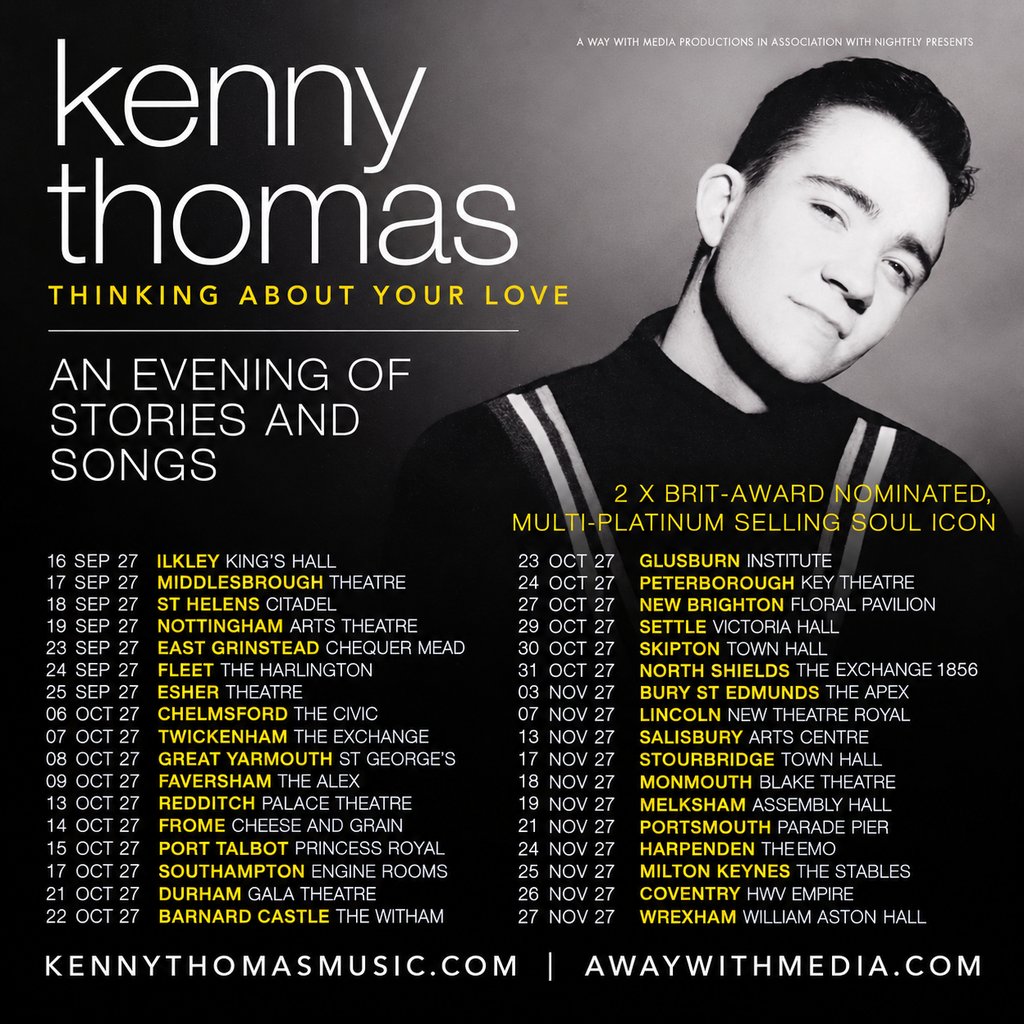 An Evening of Stories and Songs with Kenny Thomas | Portsmouth at The Gaiety Southsea, Portsmouth