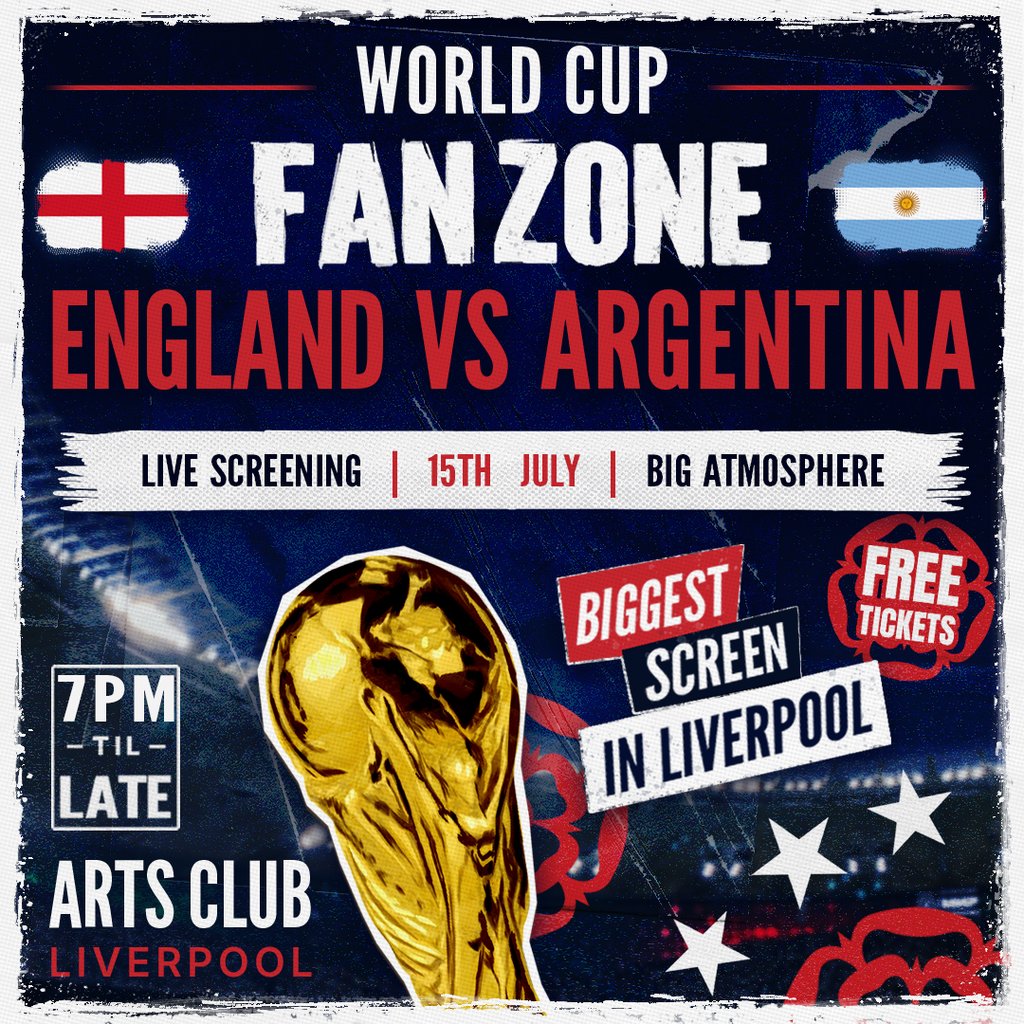 England Vs Argentina - World Cup Fanzone