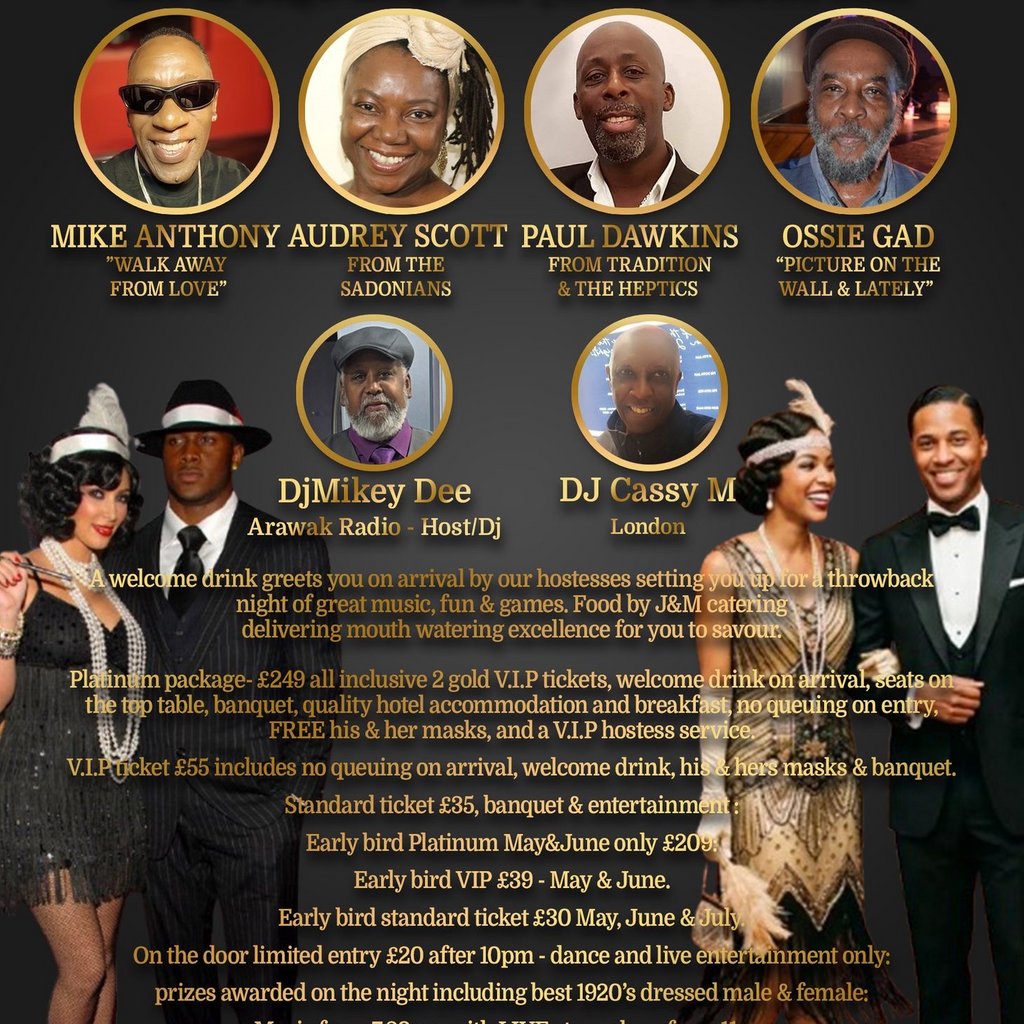 Coventry's High Society Annual 1920's MASQUERADE BALL & BANQUET