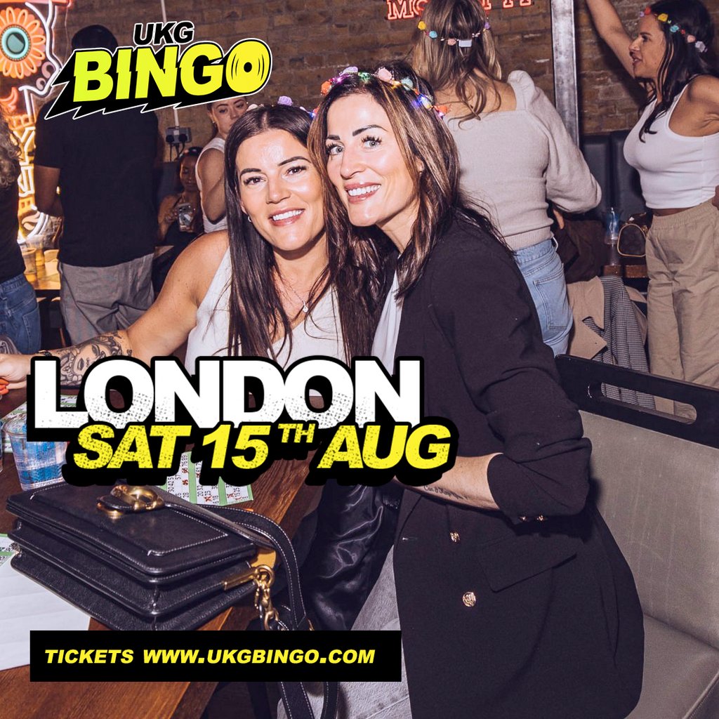 UKG BINGO Sat 15th August London