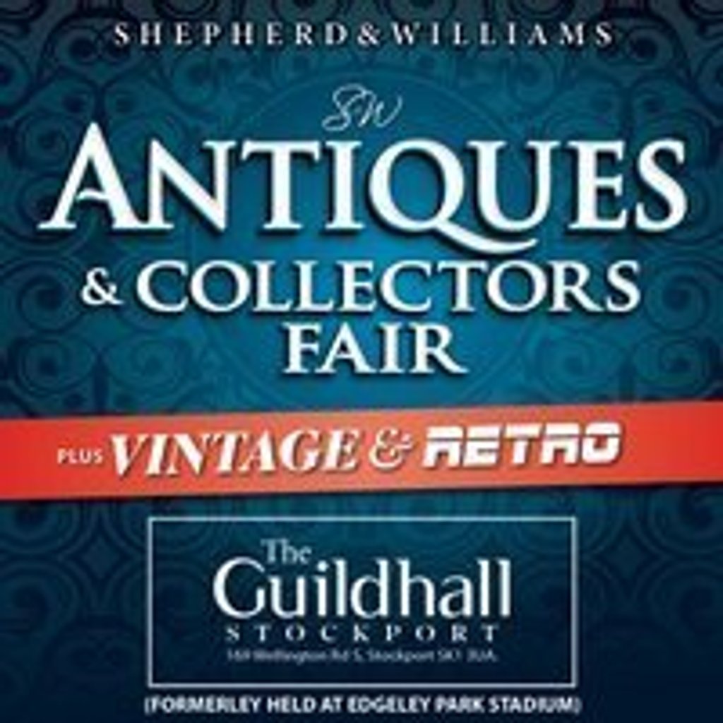 Stockport Guildhall Antiques, Vintage & Collectors Fair at Stockport Masonic Guildhall, Stockport