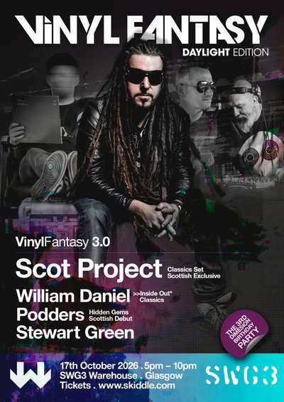 Tickets: Vinyl Fantasy 3.0. The Third Dimension Birthday Party