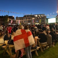 England Vs Congo Jubilee Square at City Centre In Jubilee Square