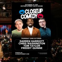 CLOSEUP COMEDY in Stratford Upon-Av with Darren Harriott + more