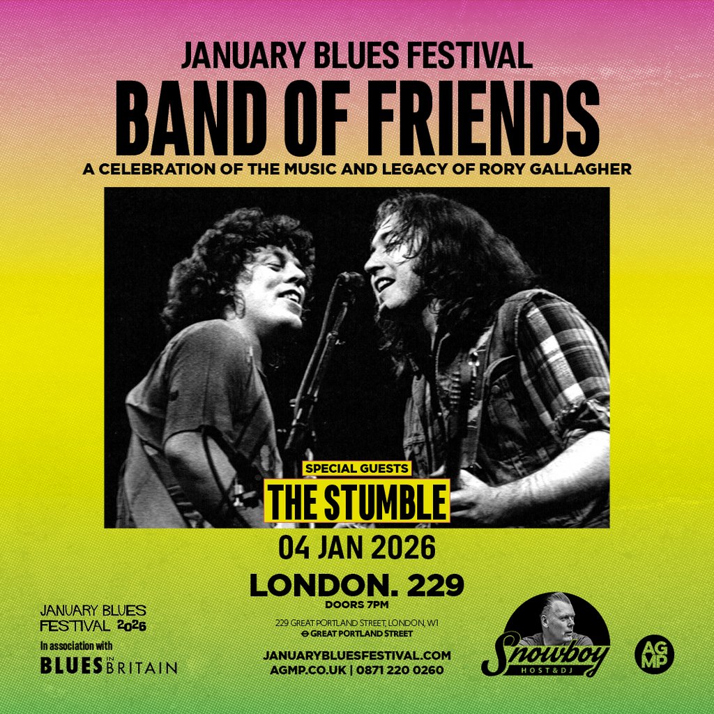 January Blues Fest: BAND OF FRIENDS + THE STUMBLE