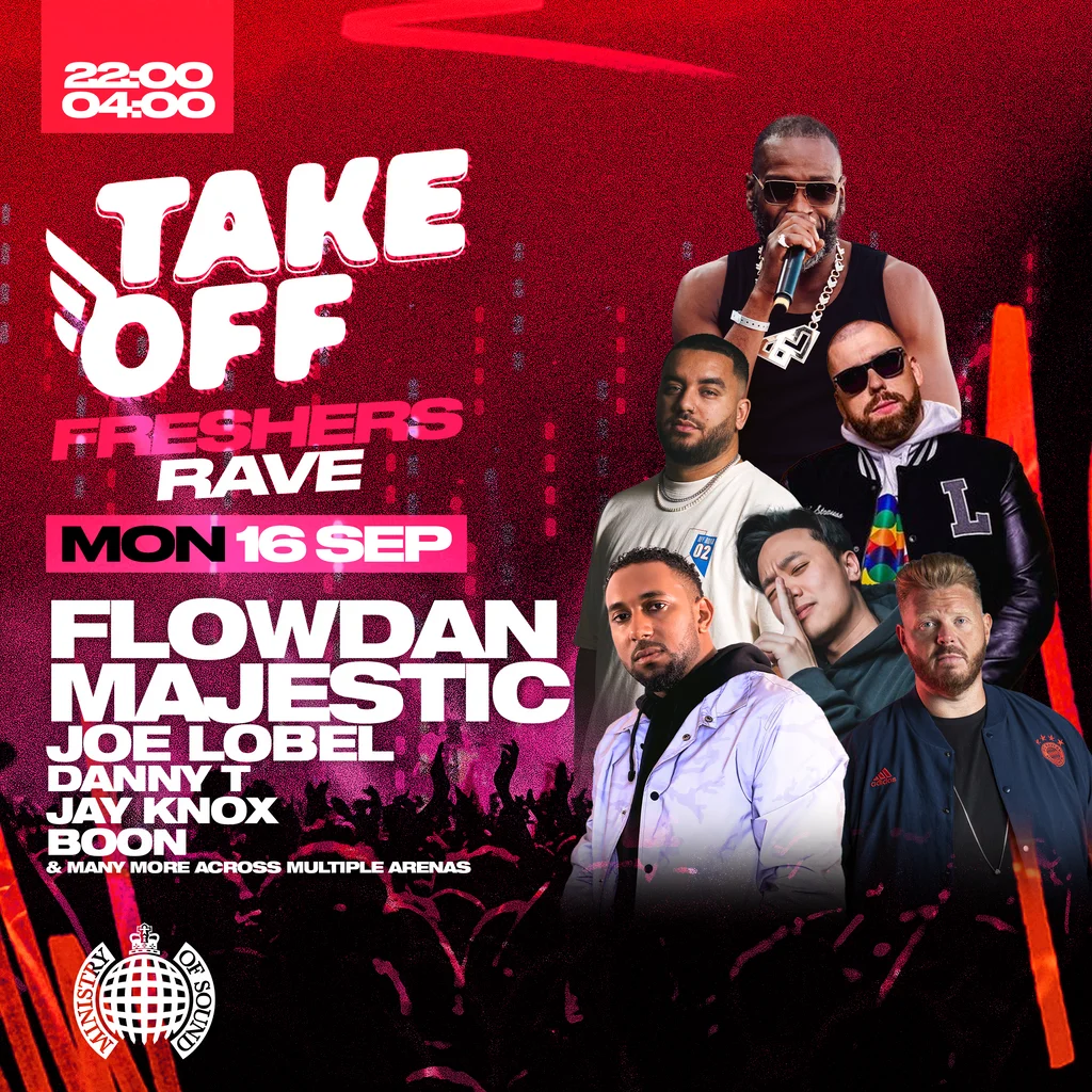 Take Off UK: The Official Freshers Rave Ft FLOWDAN & MAJESTIC at ...