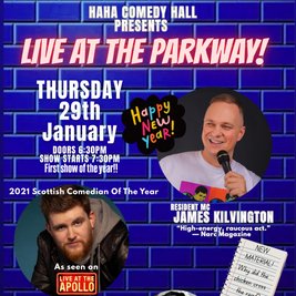 Haha Comedy Hall- Liam Farrelly, James Kilvington M.C