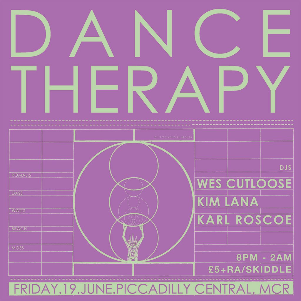 Dance Therapy with DJs Karl Roscoe, Kim Lana & Wes Cutloose