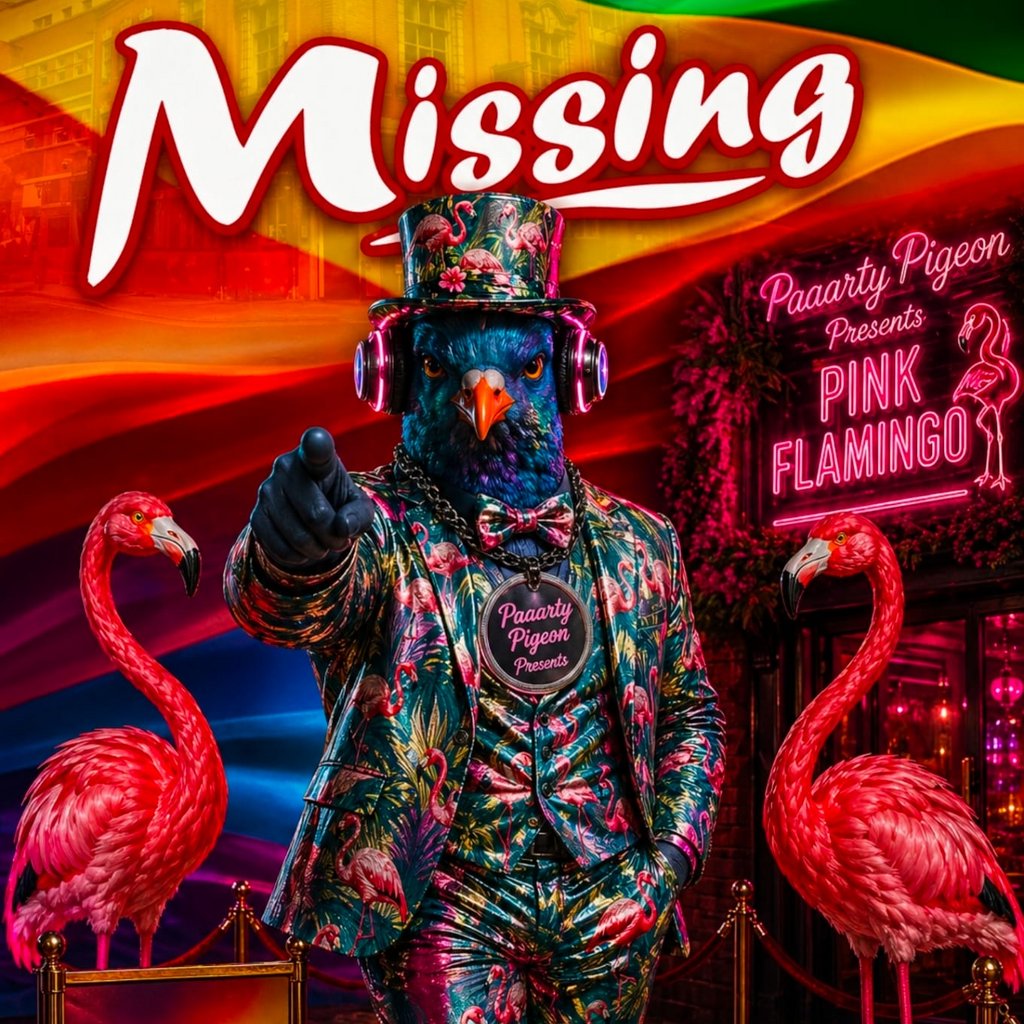 Paaarty Pigeon Presents Pink Flamingo