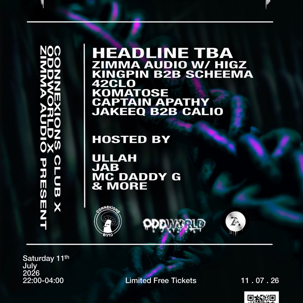 CONNEXIONS Club x ZIMMA AUDIO × ODDWORLD EVENTS