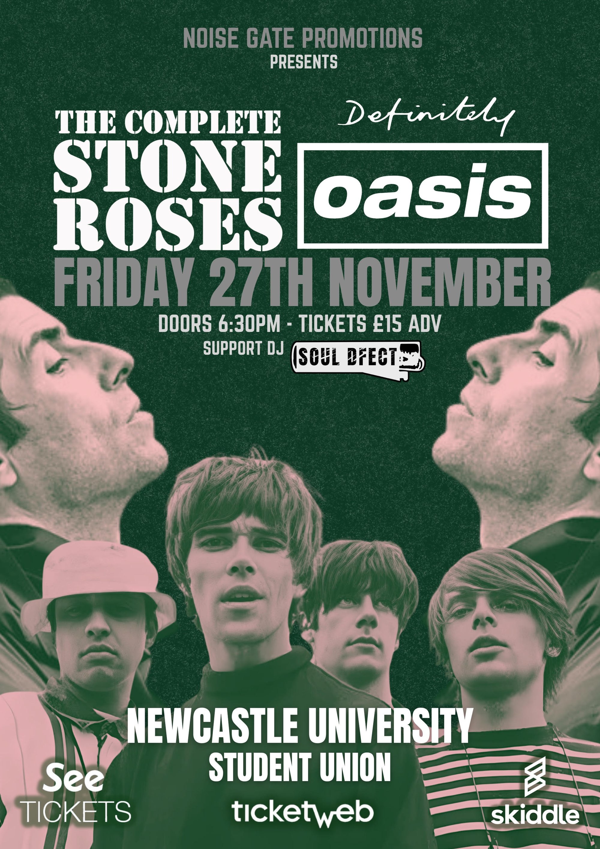 Tickets: The Complete Stone Roses & Definitely Oasis - Newcastle