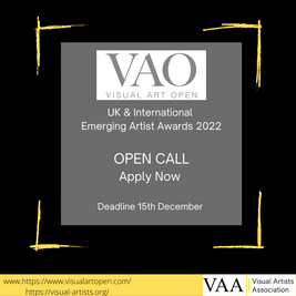 VISUAL ART OPEN AWARDS 2022 - Artist Call - £10,000 Prize Fund