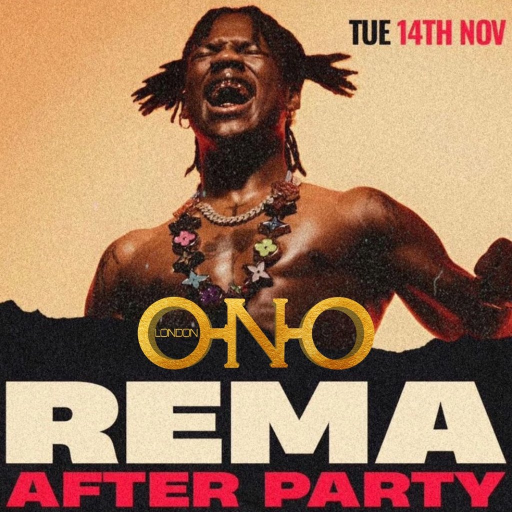 Rema Concert Afterparty Smade Lounge Ilford Tue 14th November 2023