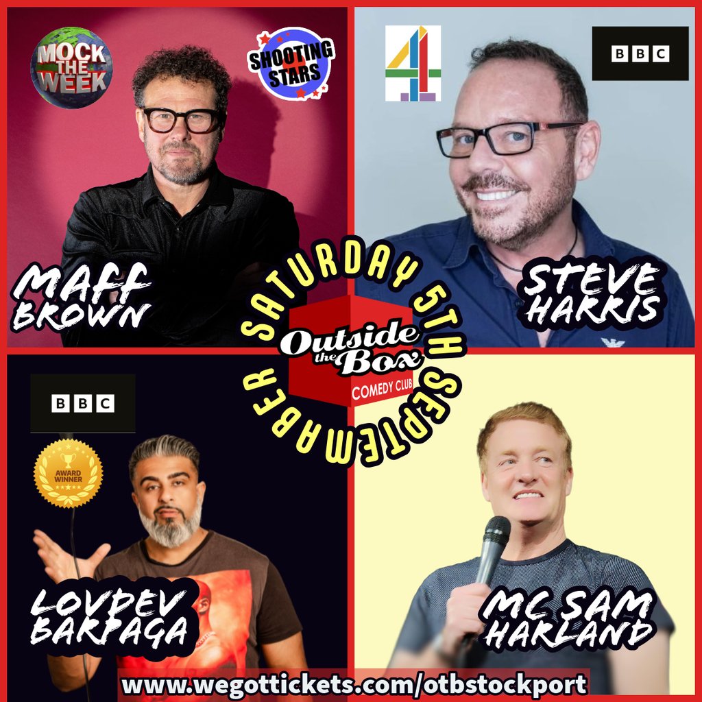 Live Comedy - Saturday 5th September
