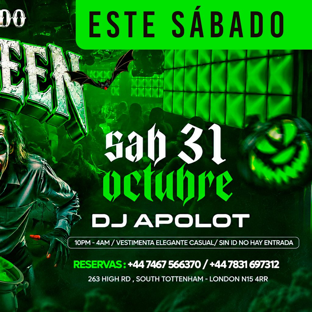 GuaroWeen Latin Halloween @DULCE PECADO NIGHT