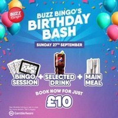 Buzz Birthday Bash 27/09 - Buzz Bingo Edinburgh Meadowbank