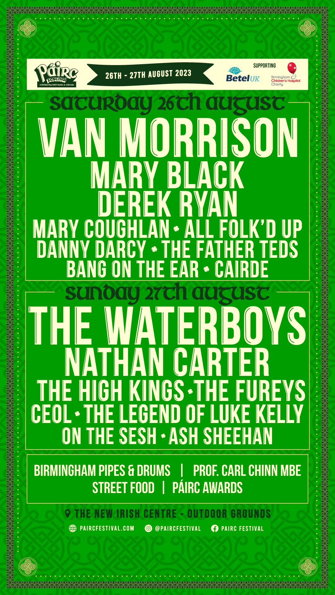 Páirc Festival 2023 Celebrating Irish Music and Culture The New