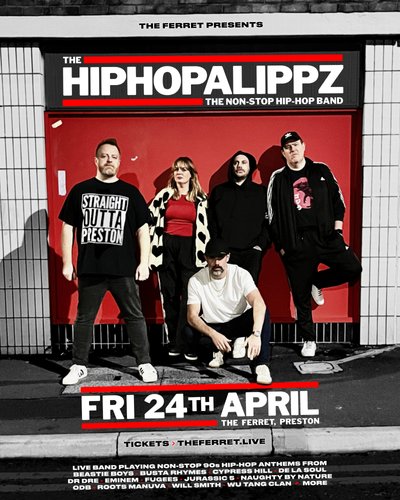The Hiphopalippz - The Non-Stop Hip-Hop Band | The Ferret Preston