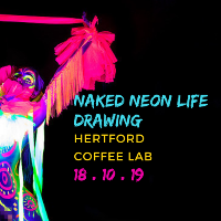 Naked Neon Life Drawing