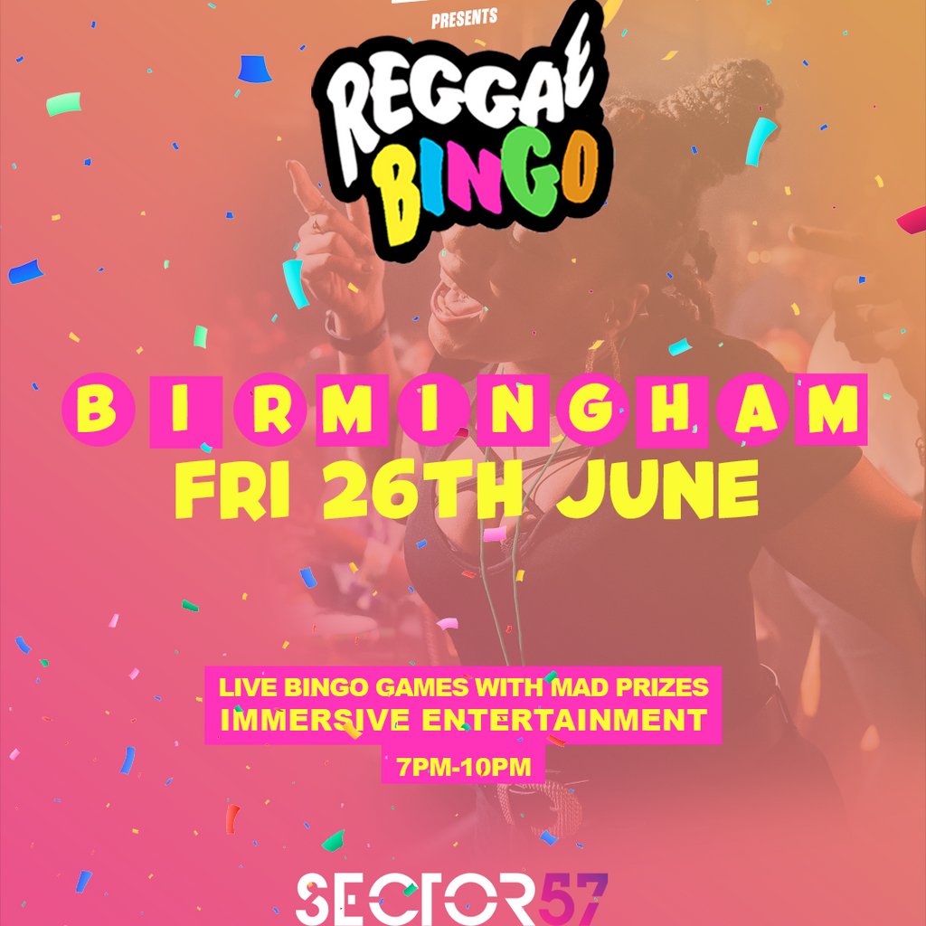 Reggae Bingo - Birmingham - Fri 26th June