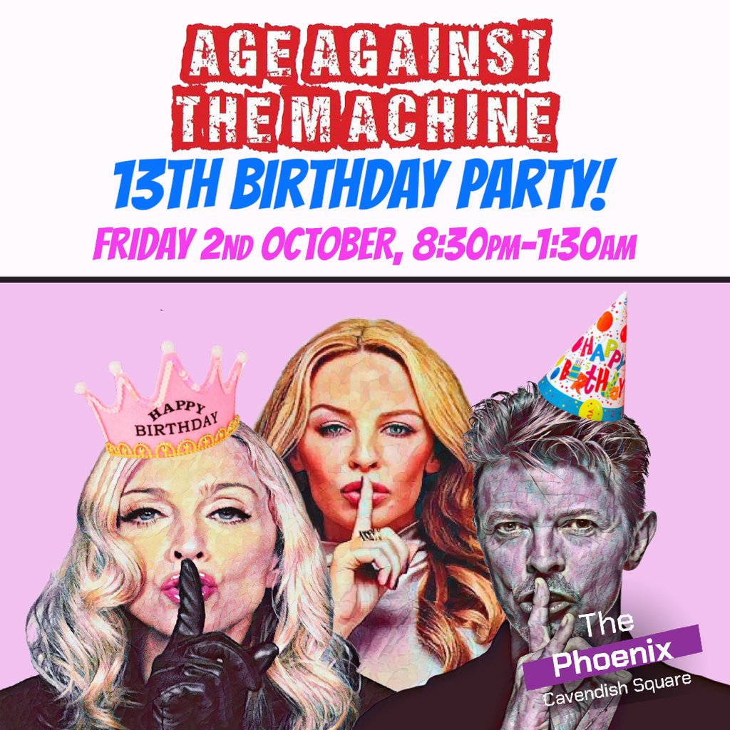 Age Against The Machine:  13th Birthday Party (Over 30s Only) Image