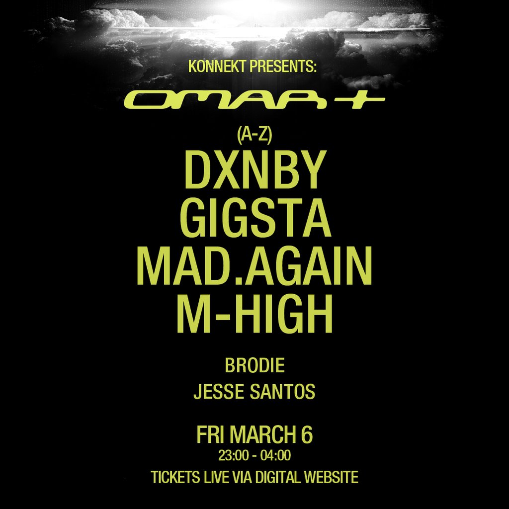 Konnekt Presents : Omar+ Uk Tour | Friday 6th March