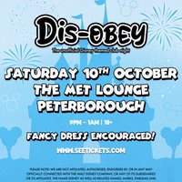 Dis-Obey - The Sound of Disney - in a club night