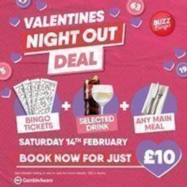 Valentines Day Deal - Buzz Bingo Ashmore Park