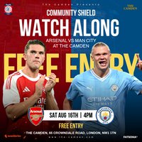 Community Shield Watch Along: Arsenal vs Manchester City