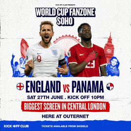 World Cup Fanzone Soho: England vs Panama