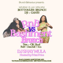 RnB Vs Bashment Brunch