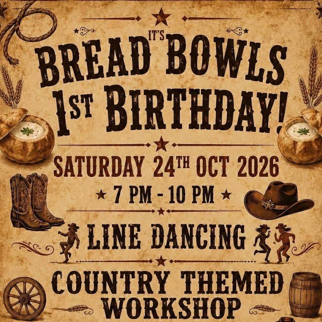 Bread Bowl Line Dancing & Craft Workshop