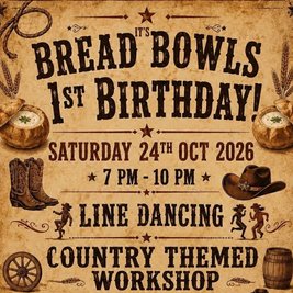 Bread Bowl Line Dancing & Craft Workshop