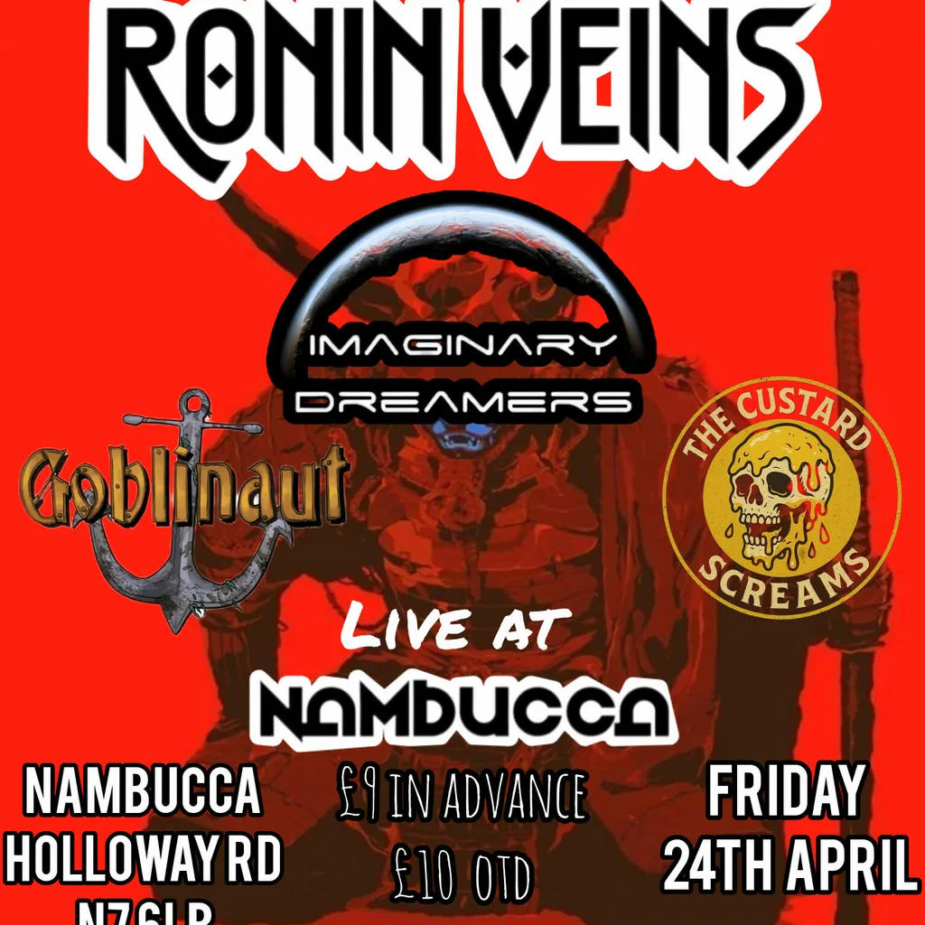 FREE: Ronin Veins/Imaginary Dreamers/Goblinaut/The Custard Sc