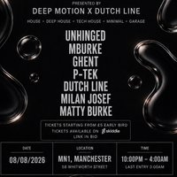 House all night at MN1 Nightclub Manchester